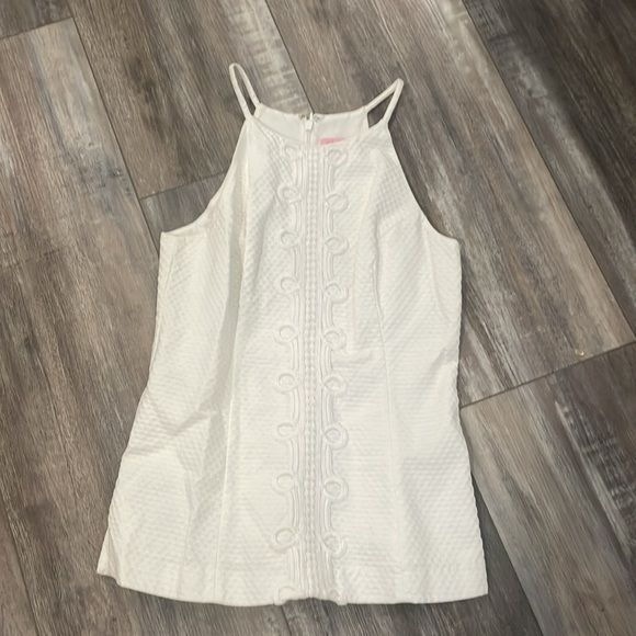Lilly Pulitzer Annabelle Top in Resort White (Size 0) - Picture 4 of 9